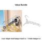 📢📢50% OFF & In Stock⏰🏠 Foldable Telescopic Suction-Cup Hanger Rack – No-Drill Retractable Clothes Drying Pole