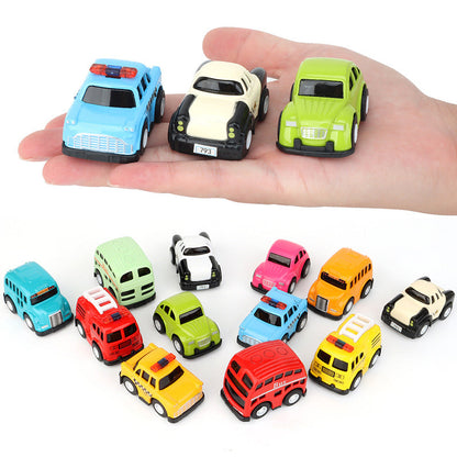 🚗🔥 50% OFF! Cartoon Mini Toy Car Set – Bright Colors, Smooth Rolling Wheels, Durable ABS for Kids Party Favors & Collectibles ✨