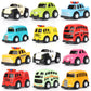 🚗🔥 50% OFF! Cartoon Mini Toy Car Set – Bright Colors, Smooth Rolling Wheels, Durable ABS for Kids Party Favors & Collectibles ✨