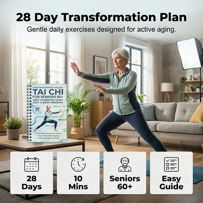 📢📢50% OFF !! ⏰☯️ Wellness Pick | 28-Day Tai Chi Book