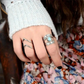 📢📢50% OFF !! ⏰Vintage Carved Teardrop Ring for Women