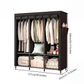 🏠 LIMITED-TIME 50% OFF! 🧵 Easy‑Assemble Non‑Woven Fabric Wardrobe – Spacious, Sturdy, Dust‑proof ✨