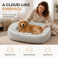 📢📢50% OFF !! ⏰ All‑Season Ergonomic Comfort Pet Bed – Snug, Breathable, Cozy ✨