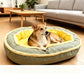 📢📢50% OFF !! ⏰ All‑Season Ergonomic Comfort Pet Bed – Snug, Breathable, Cozy ✨