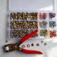 ⏳Time-Limited Special⏰DIY Button‑Sewing Kit – Rust‑Proof Copper Snaps, Hand Plier, Multi‑Colour ✨