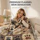🐶 LIMITED‑TIME 50% OFF! 🐾 18,924 Sold – Cute Paw Print Soft Flannel Blanket – Snuggly, Warm, Lovely Home Decor 🛌