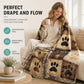 🐶 LIMITED‑TIME 50% OFF! 🐾 18,924 Sold – Cute Paw Print Soft Flannel Blanket – Snuggly, Warm, Lovely Home Decor 🛌