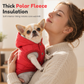 Hooded Dog Coat – Fleece‑lined, windproof & built‑in harness🐾