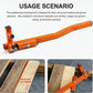 Multi-Angle Deck Straightener and Wood Board Adjuster Flooring Tool for Woodworking