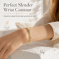 ⏳Time-Limited Special⏰Gold Rhinestone Heart Chain Bracelet – Light Luxury, Parisian Style 🤍