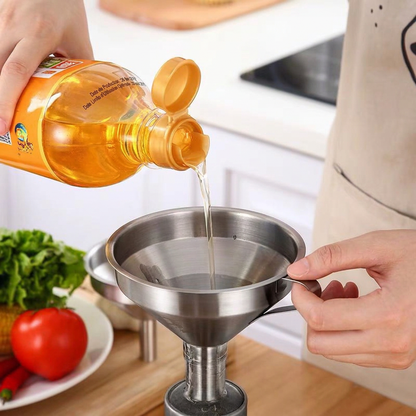 ⚡ LIMITED-TIME 50% OFF! Stainless Steel Filter Funnel – Kitchen & Lab Multi-Use ✨