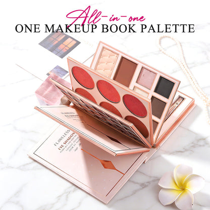 ⏳LAST DAY SALE 50% OFF!!🎁✨ Magic Makeup Book – All-in-One Cosmetic Palette with Eyeshadows, Blush, Highlighter & Lip Gloss | Perfect Christmas Gift for Her 🎄🇬🇧