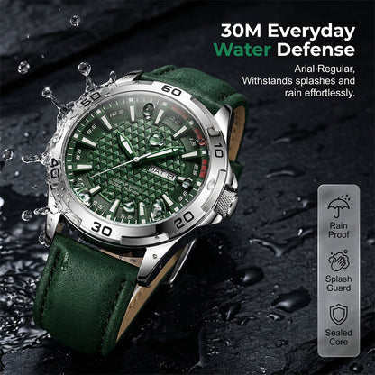 Men's Luminous Quartz 30M Sports Wristwatch