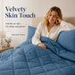 📢📢50% OFF !! ⏰ 3-Piece Quilted Comforter Set with Shams – All-Season Microfiber