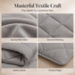 📢📢50% OFF !! ⏰ 3-Piece Quilted Comforter Set with Shams – All-Season Microfiber