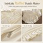 🛏️French Princess Style Washed Cotton Bedding Set Simple and Fresh 4-Piece Duvet Cover and Sheet Set for All Seasons