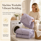 🛏️French Princess Style Washed Cotton Bedding Set Simple and Fresh 4-Piece Duvet Cover and Sheet Set for All Seasons