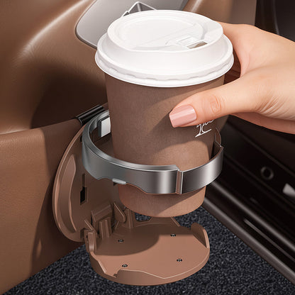 🚗 LIMITED-TIME 50% OFF! 🥤 Foldable Car Door Drink Holder – Multi-Purpose, Clip-On, Faux Leather ✨