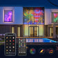 ✨ LIMITED-TIME 50% OFF! 🎶 Waterproof LED Curtain String Lights – Music Sync, App Control, Customizable 🎪