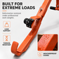 🔧 50% OFF NOW! 📐 Ladder Stabilizer Roof Hooks – Steel Frame, Caster Wheels & Padded Bars for Straight Ladders 🏠