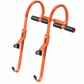 🔧 50% OFF NOW! 📐 Ladder Stabilizer Roof Hooks – Steel Frame, Caster Wheels & Padded Bars for Straight Ladders 🏠