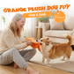 Hide & Seek Orange Plush Dog Toy