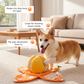 Hide & Seek Orange Plush Dog Toy