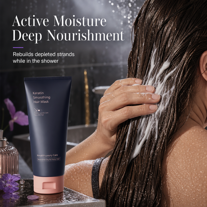 Keratin Smoothing Hair Mask 320ml Nourishing and Repairing Treatment f ...