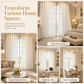 🏡 Limited-Time 50% Off ✨ Greek Key Sheer Curtain Panel — Soft Light & Daytime Privacy ☀️