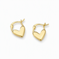 💛 LIMITED-TIME 50% OFF! ✨ Minimalist Smooth Heart Huggie Hoop Earrings – Light, Elegant, Versatile 🤍