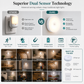💡 Smart Rechargeable Wireless LED Motion Sensor Night Light – Smart Lighting for Every Corner 🌙✨