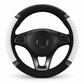 Sparkling Rhinestone Quilted Leather Steering Wheel Cover