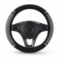 Sparkling Rhinestone Quilted Leather Steering Wheel Cover