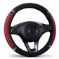 Sparkling Rhinestone Quilted Leather Steering Wheel Cover