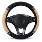 Sparkling Rhinestone Quilted Leather Steering Wheel Cover