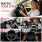 Universal 38cm Ringless Silk Steering Wheel Cover – Printed & Breathable for All Seasons