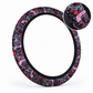 Universal 38cm Ringless Silk Steering Wheel Cover – Printed & Breathable for All Seasons