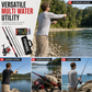 4-Piece Fiberglass Sea Fishing Rod Long Distance Casting Lure Rod