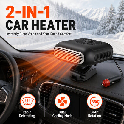 ❄️ LIMITED-TIME 50% OFF! 💨 Portable Car Defroster Fan – Fast Heating, Adjustable, Universal 🚗