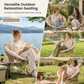 ⛺ Portable Moon Chair: 5cm Padded, Wraparound, Foldable