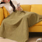 🛋️❤️Hands‑Free Zipper‑Wearable USB Heated‑Shawl | Fast‑Heat For Office Desk‑Work & Indoor‑Relax🧣