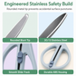 ✂️ Retractable Pocket Safety Scissors | Compact Craft & Travel Tool