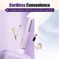 💇‍♀️ Cordless Hair Straightener Comb: 3 Heat Settings, 30s Fast Heat, Auto Shut-Off