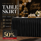 🎁2026 New Arrivals 50% OFF💥Pleated Table Skirt for Events🌹