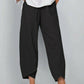 ⏳Time-Limited Special⏰Vintage Asymmetrical Elastic Waist Pockets Pants