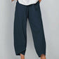 ⏳Time-Limited Special⏰Vintage Asymmetrical Elastic Waist Pockets Pants