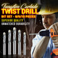Tungsten Carbide Twist Drill Bit Set - 8/9/10 Pieces