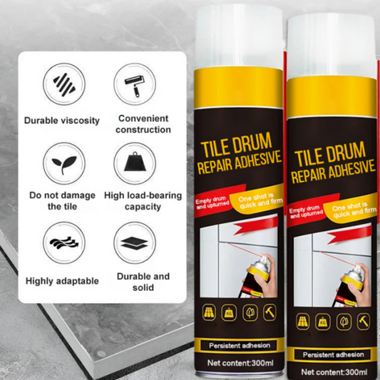 🔥Hot Sale 54% OFF🔥 Strong Adhesive Ceramic Tile Empty Drum Agent！