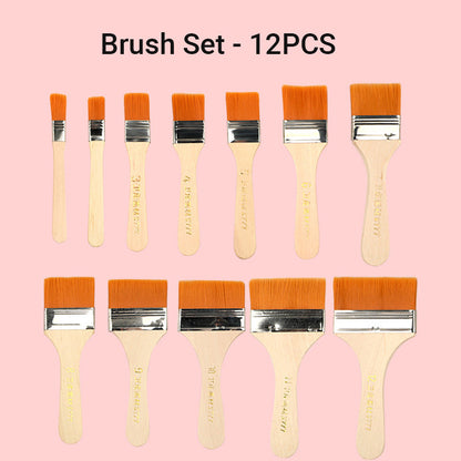 Chip Paint Brush Set for Paints, Stains, Varnishes, Glues
